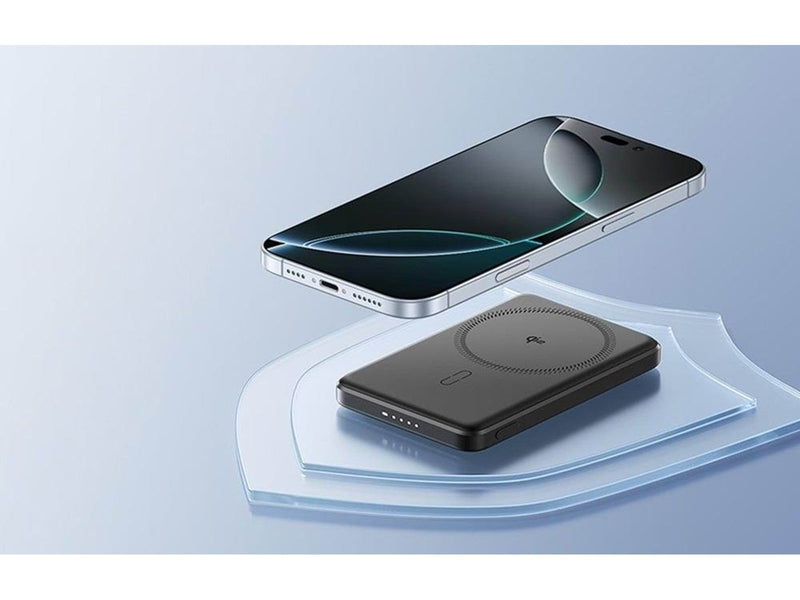 ESR Magnetic Powerbank 5000mAh Qi2 (Black) Powerbank (Akku) - schwarz - 5000 mAh