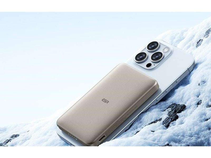 ESR Magnetic Powerbank 5000mAh Qi2 (Sand) Powerbank (Akku) - 5000 mAh