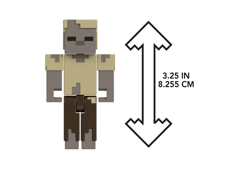 Minecraft - Husk Zombie 8 cm - Figur