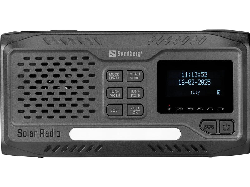 Sandberg Survivor DAB radio All-in-1 - AM/FM - schwarz
