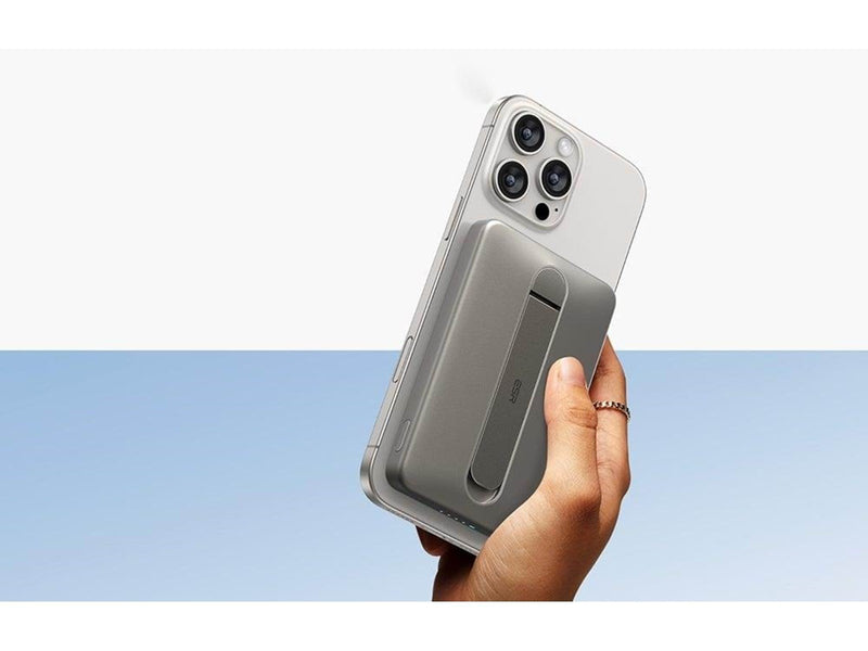 ESR Magnetic Powerbank 5000mAh Qi2 with Stand (Sand) Powerbank (Akku) - 5000 mAh