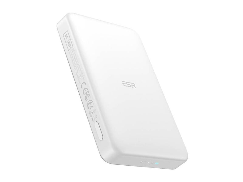 ESR Magnetic Powerbank 10000mAh Qi2 (White) Powerbank (Akku) - Weiß - 10000 mAh