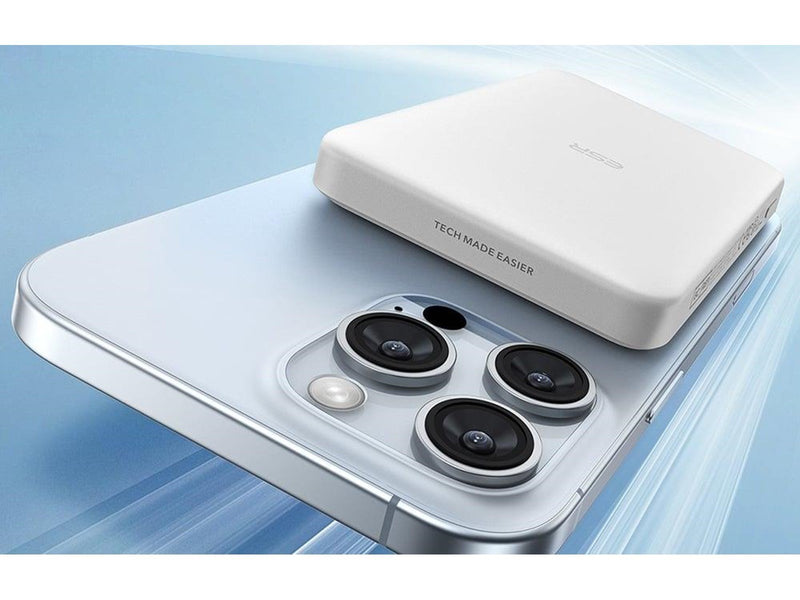 ESR Magnetic Powerbank 10000mAh Qi2 (White) Powerbank (Akku) - Weiß - 10000 mAh