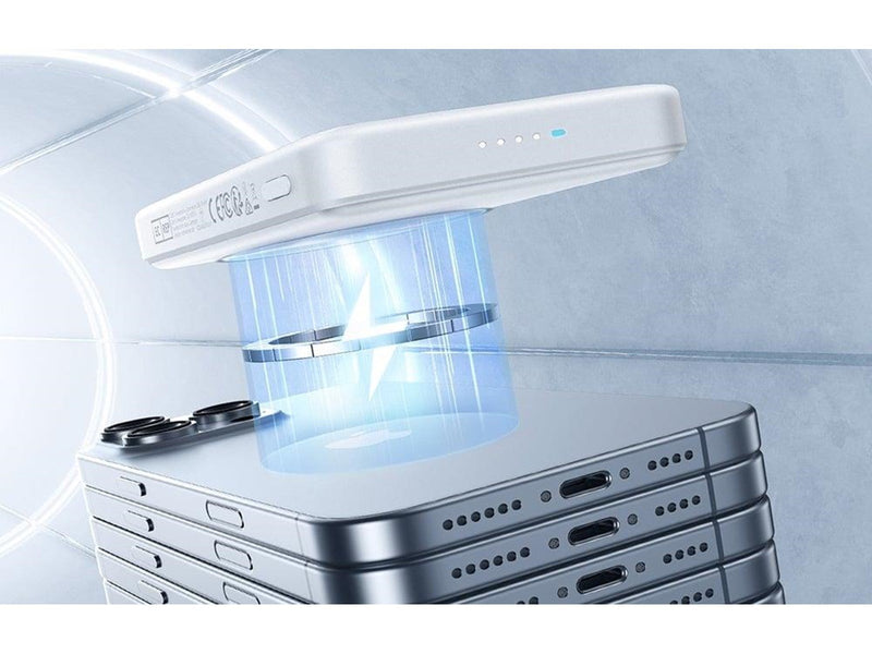 ESR Magnetic Powerbank 10000mAh Qi2 (White) Powerbank (Akku) - Weiß - 10000 mAh