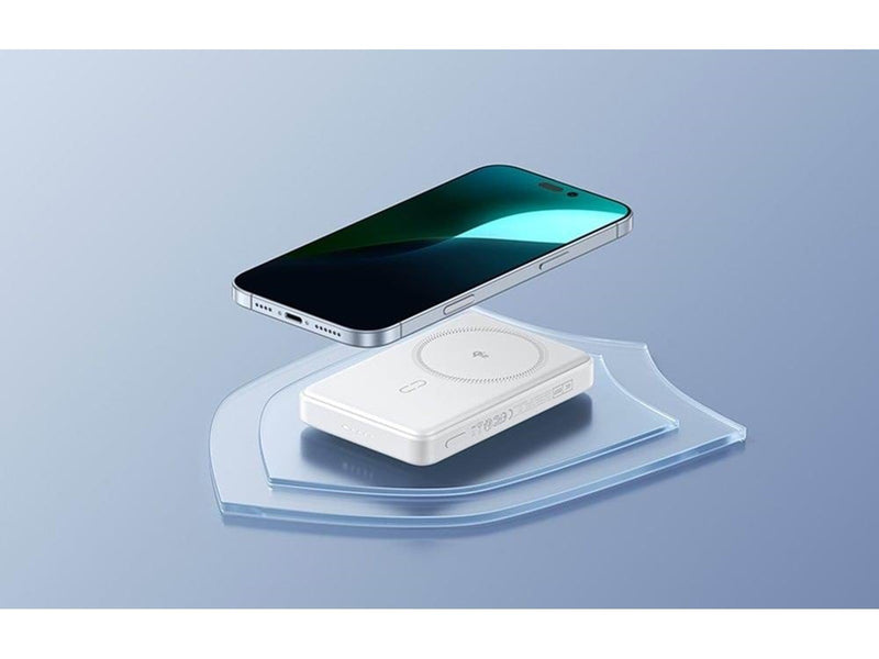 ESR Magnetic Powerbank 10000mAh Qi2 (White) Powerbank (Akku) - Weiß - 10000 mAh