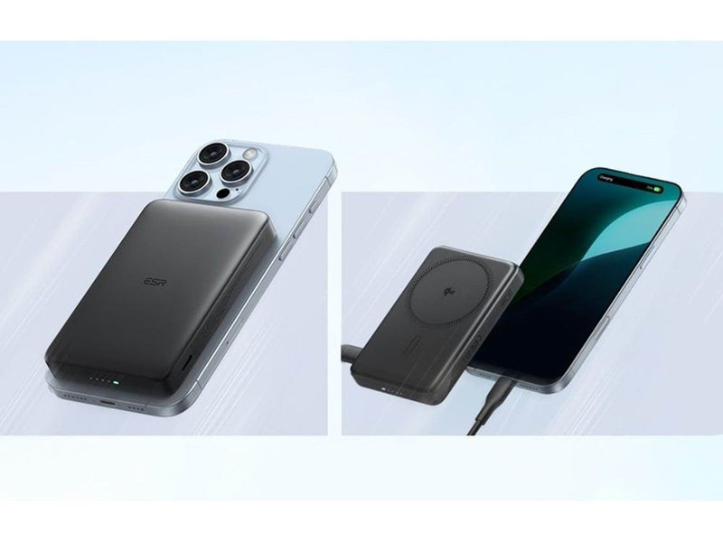 ESR Magnetic Powerbank 10000mAh Qi2 (Black) Powerbank (Akku) - schwarz - 10000 mAh