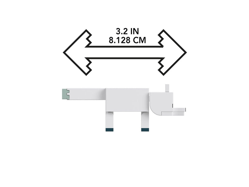 Minecraft - Arctic Fox 8 cm - Figur
