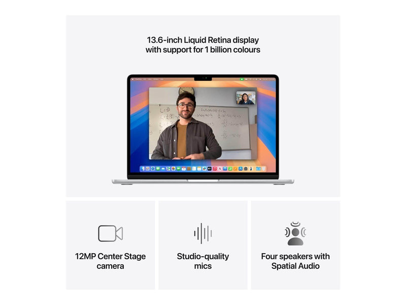Apple MacBook Air - 13.6" | M4 | 16GB | 512GB | Silver