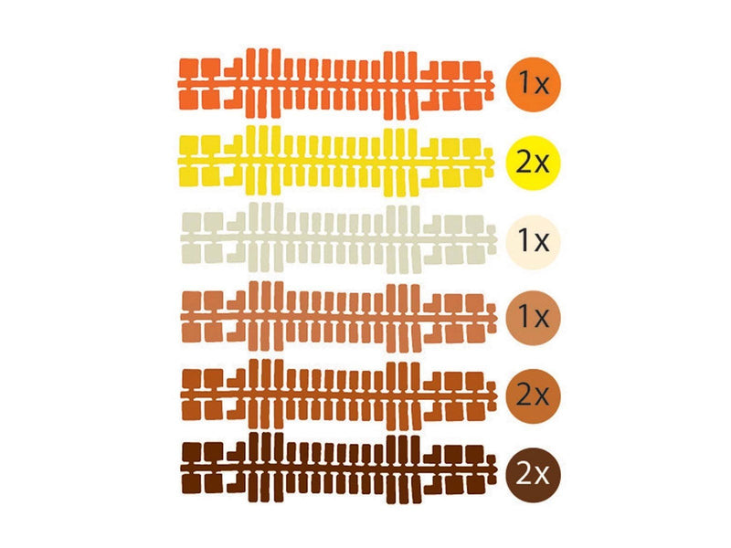 Ministeck Color Strips 9 pcs.