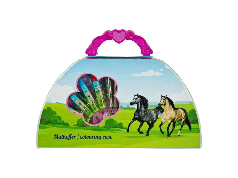 Undercover - Coloring suitcase Horses 51 pcs.