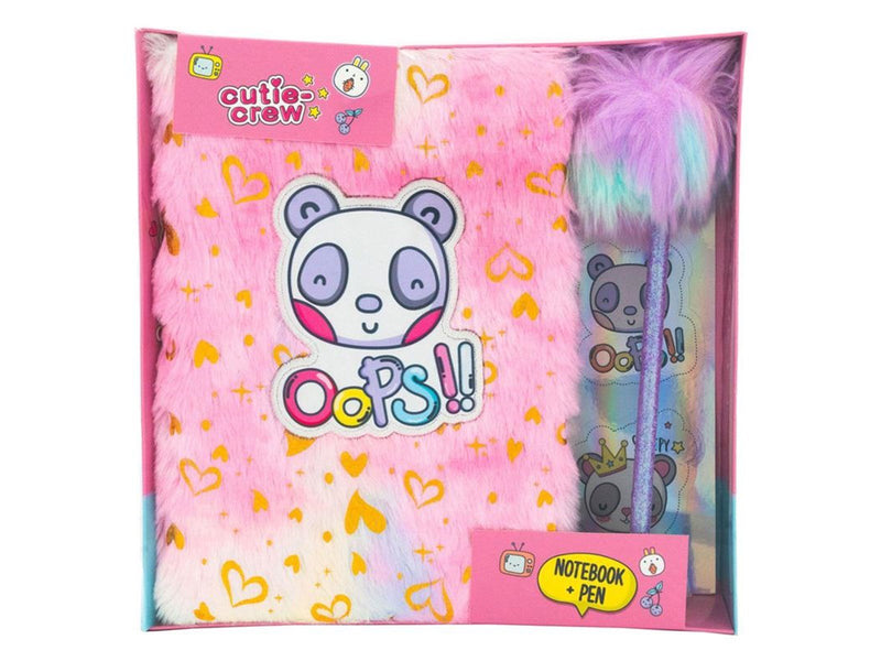 Canenco - Cutie Crew Notebook with Pompom Pen