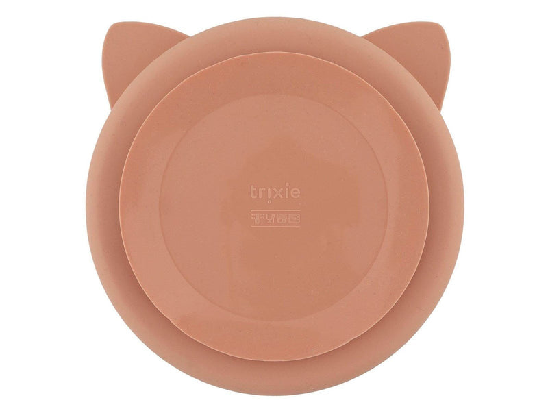 Trixie Silicone Plate with Compartments and Suction Cup - Mrs. Cat