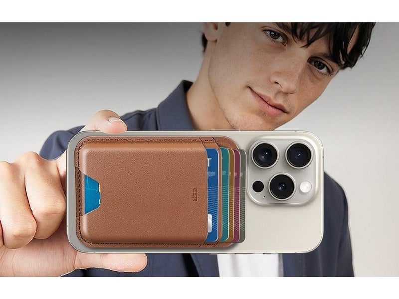 ESR HaloLock Magnetic Wallet (Brown)