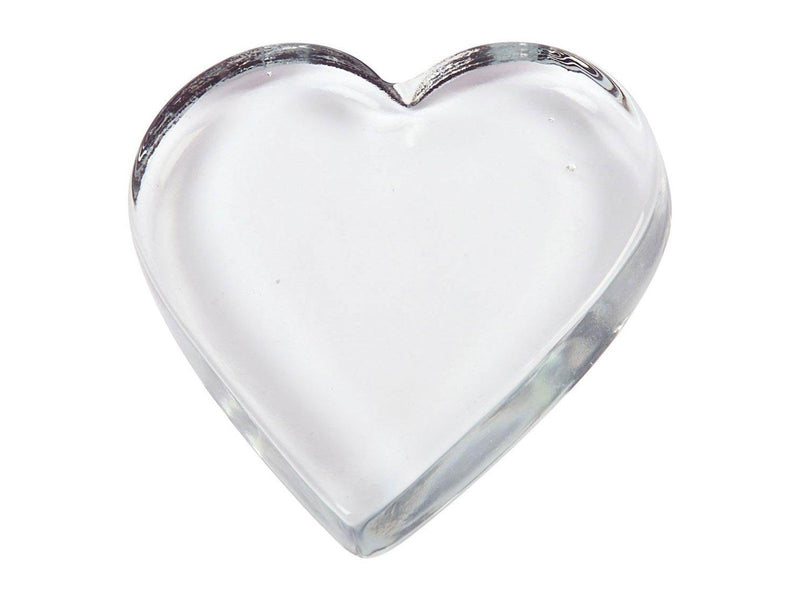 Creativ Company - Heart Glass Transparent 10x9cm