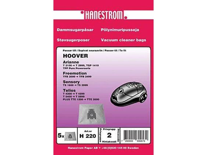 hanestroem Vacuum Cleaner Bags - 5 pcs
