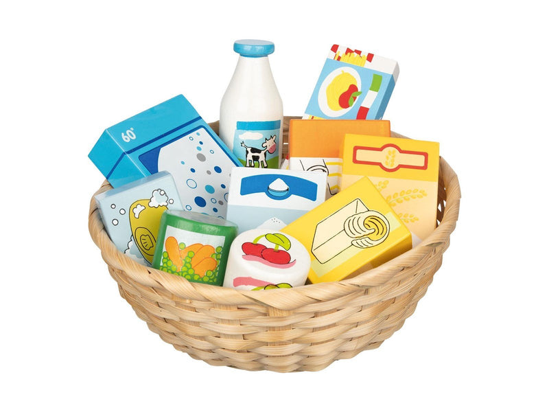 Goki - Groceries in a Basket 10pcs.