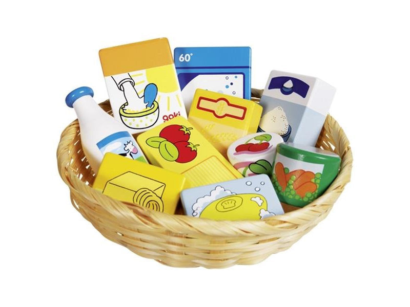 Goki - Groceries in a Basket 10pcs.