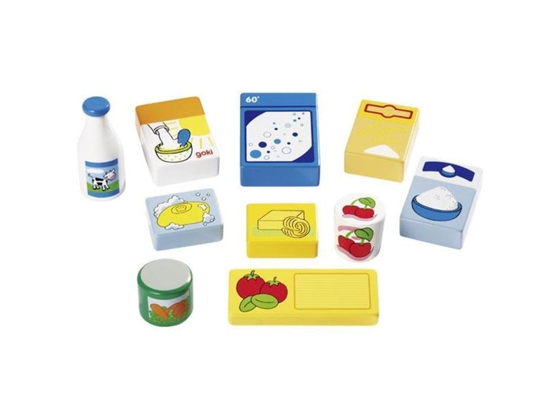 Goki - Groceries in a Basket 10pcs.