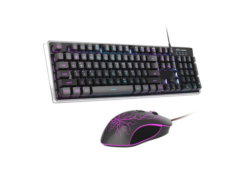 MageGee Wired Keyboard and Mouse Set - Black - Gaming Tastaut & Maus - Schwarz