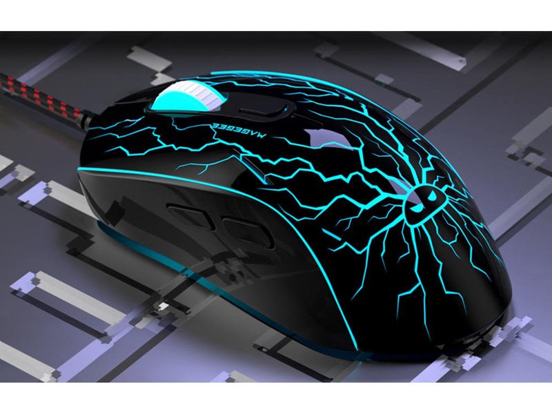 MageGee Wired Keyboard and Mouse Set - Black - Gaming Tastaut & Maus - Schwarz