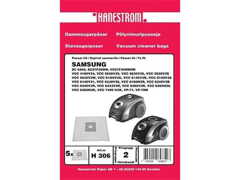 hanestroem Vacuum Cleaner Bags - 5 pcs