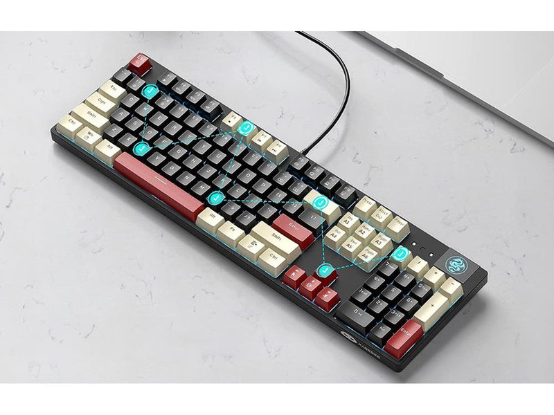 MageGee Wired Keyboard - Black - Gaming Tastaturen - Schwarz