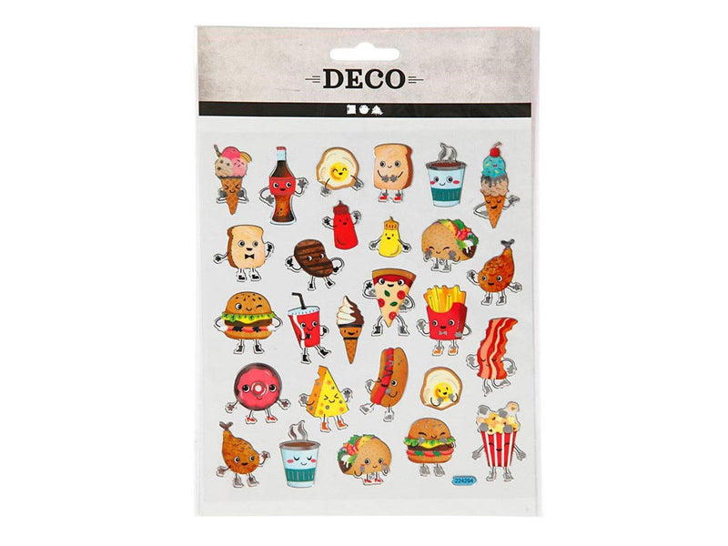 Creativ Company - Stickers Fast Food 1 Sheet