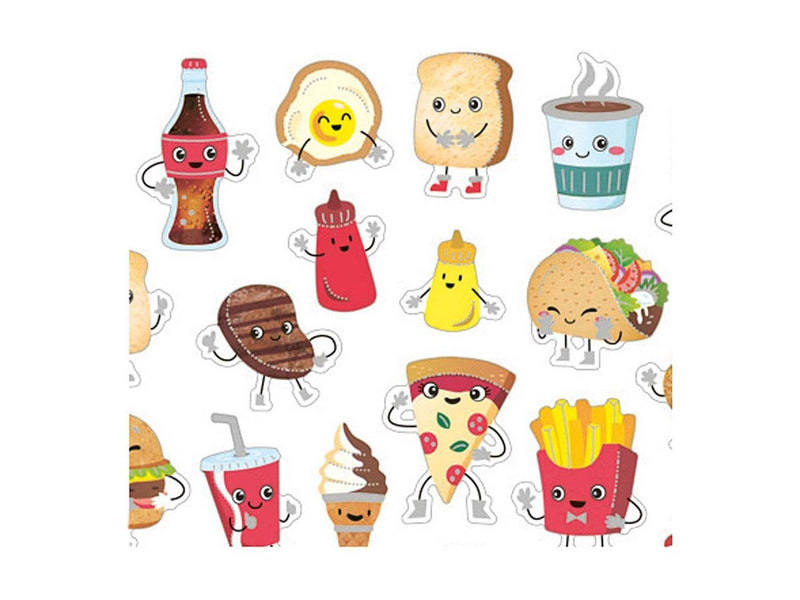 Creativ Company - Stickers Fast Food 1 Sheet