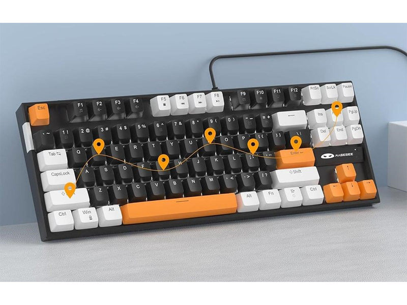 MageGee MK-STAR Wired Keyboard - Black - Tastaturen - Schwarz
