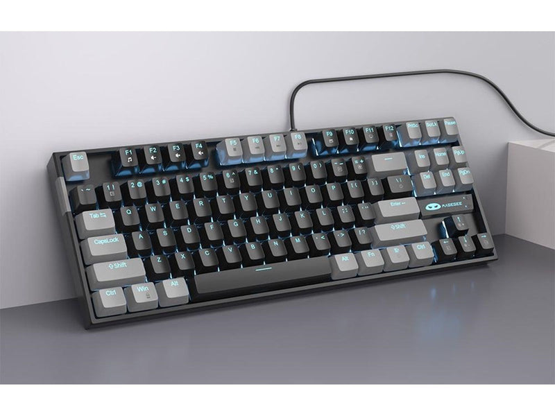MageGee MK-STAR Wired Keyboard - Gray-Black - Tastaturen - Schwarz