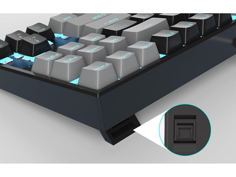 MageGee MK-STAR Wired Keyboard - Gray-Black - Tastaturen - Schwarz