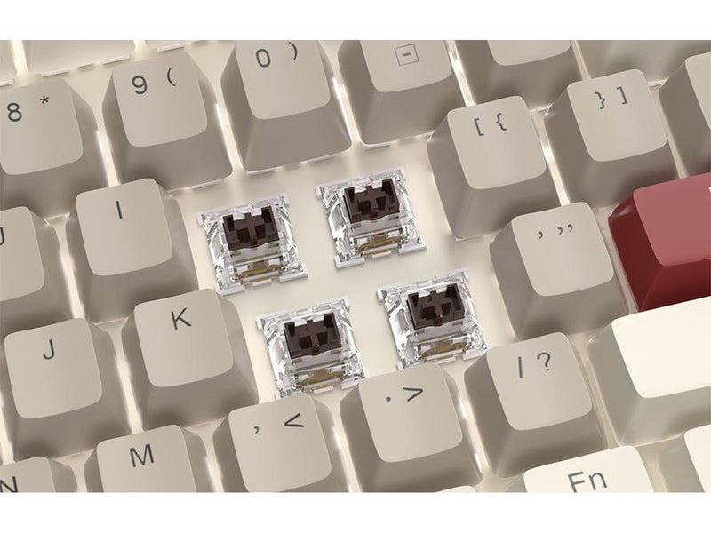 MageGee MK-STAR Wired Keyboard - Retro White and Gray - Tastaturen - Weiss