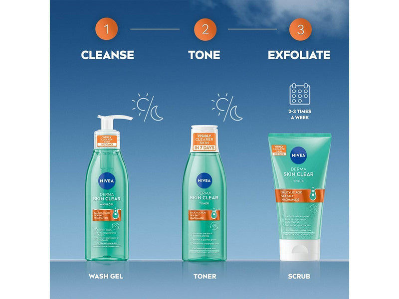 Nivea DERMA SKIN CLEAR Peeling 150ml