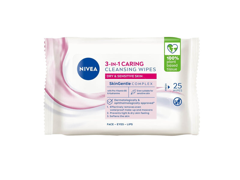 Nivea Reinigungstücher 3in1 Pflegend 25 Stück