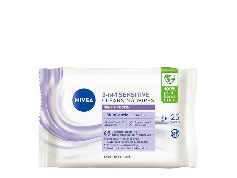 Nivea Reinigungstücher 3in1 Beruhigend 25 Stück