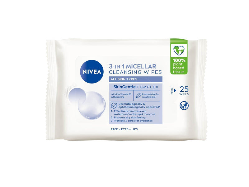 Nivea Mizellen Reinigungstücher 3in1 25 Stück