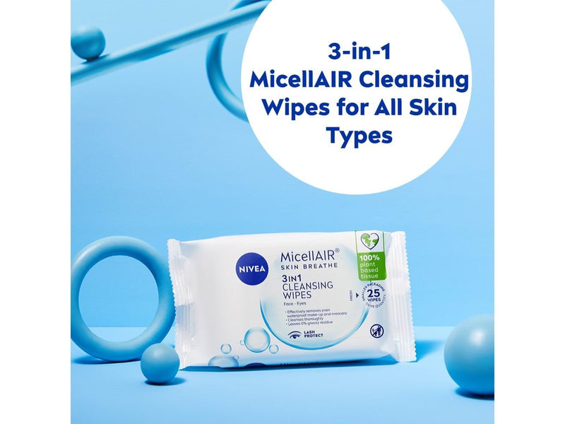 Nivea Mizellen Reinigungstücher 3in1 25 Stück