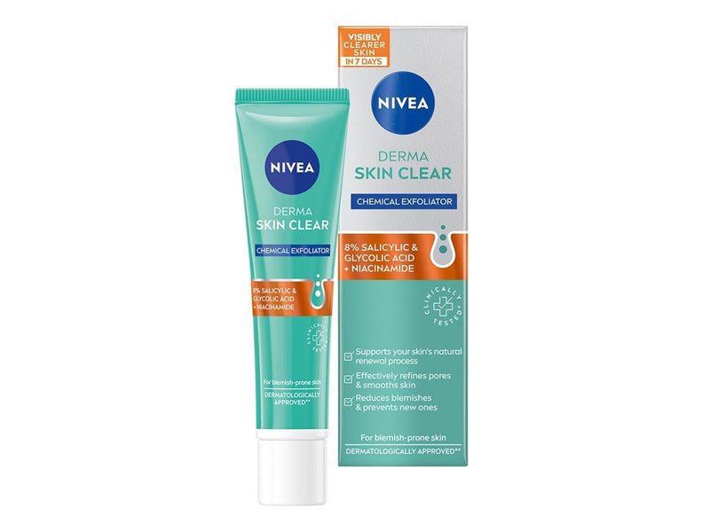 Nivea DERMA SKIN CLEAR Nacht Peeling Serum 40ml