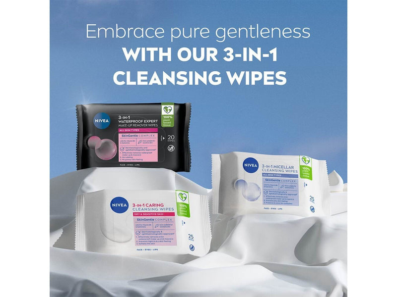 Nivea MicellAIR Expert Make-up Remover Waterproof Wipes 20 Stück