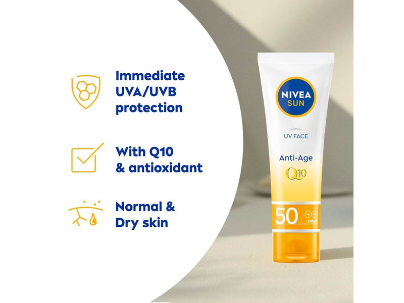 Nivea UV GESICHT Q10 Anti-Age Sonnenschutz 50ml