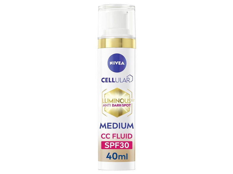 Nivea LUMINOUS630® Anti-Pigmentflecken CC Fluid 3in1 Mittel LSF 30 40ml