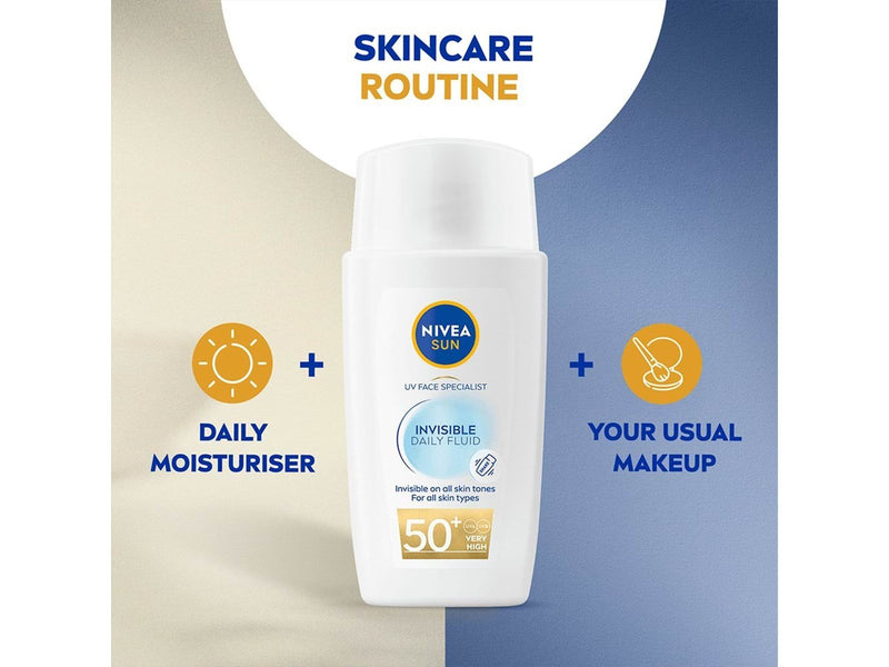 Nivea NIVEA SUN UV GESICHT EXPERTE Invisible Daily UV-Fluid LSF50+ 40ml