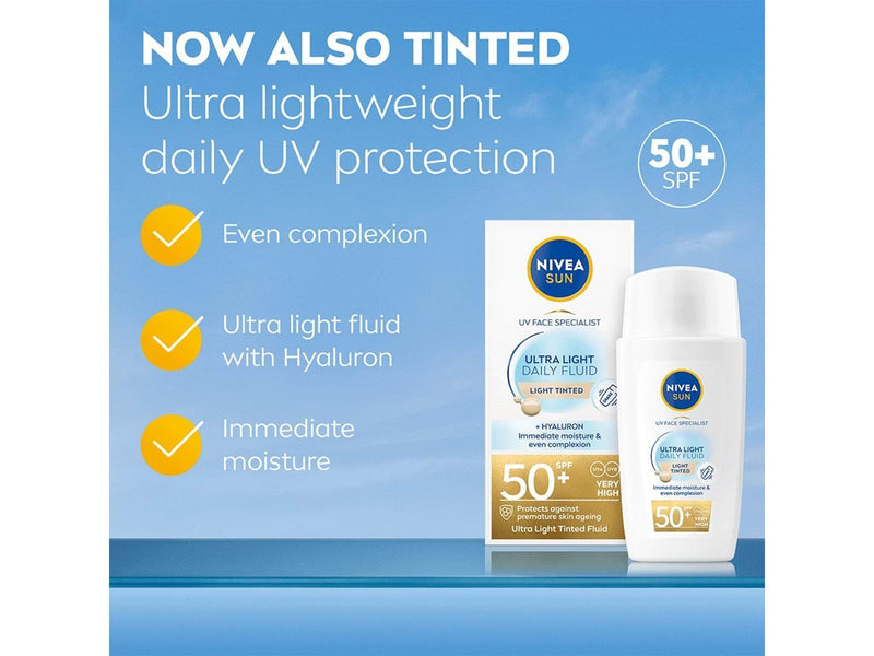Nivea Daily Fluid Light Tinted SPF 50+ 40ml
