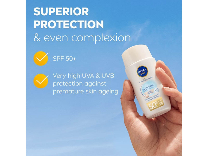 Nivea Daily Fluid Light Tinted SPF 50+ 40ml