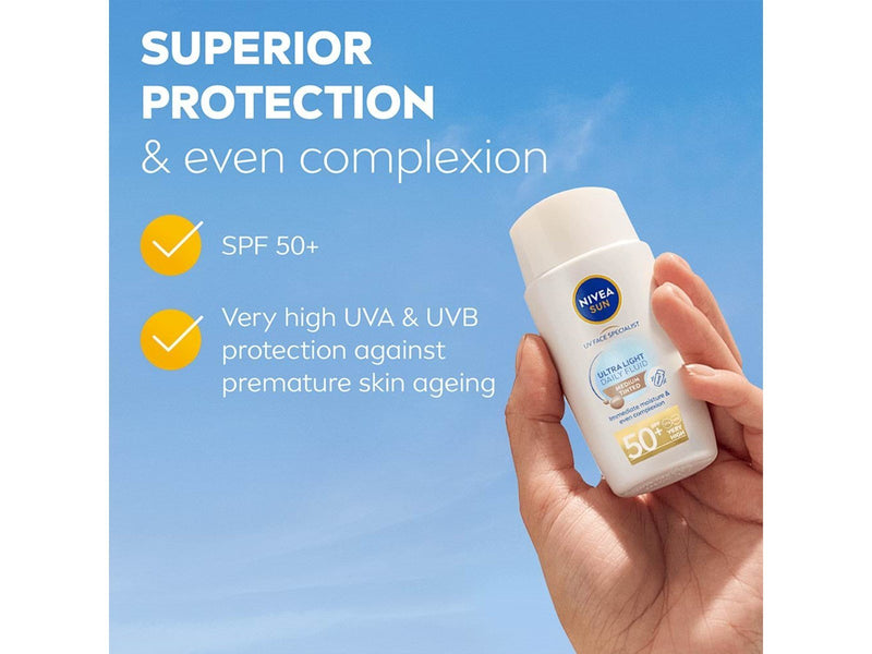 Nivea Daily Fluid Medium Tinted SPF 50+ 40ml