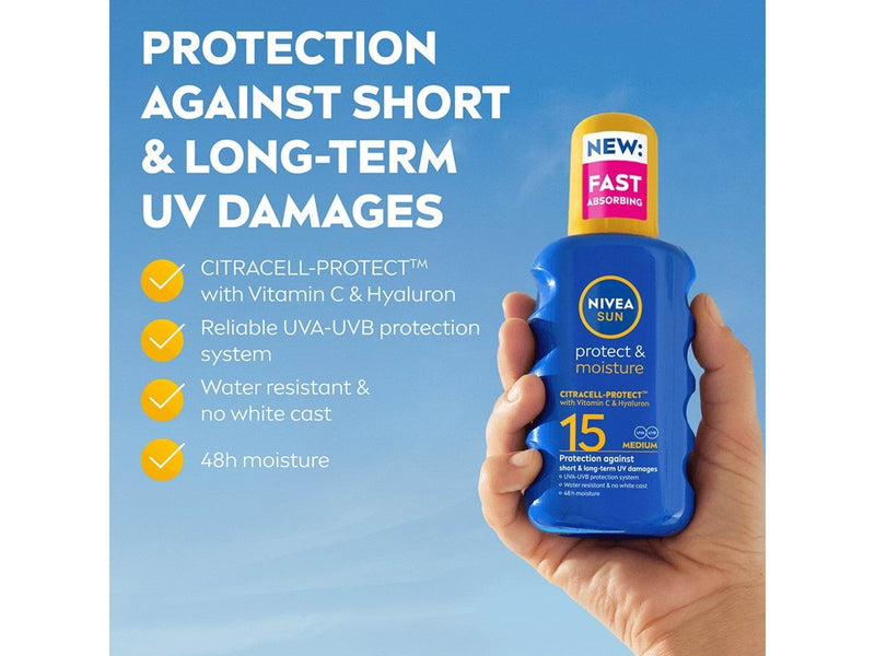 Nivea Protect & Moisture Spray SPF 15 200ml