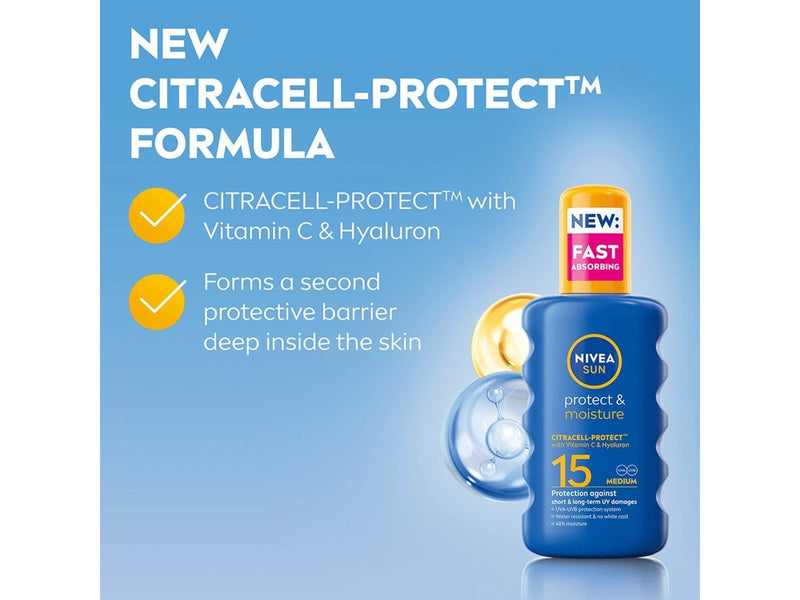 Nivea Protect & Moisture Spray SPF 15 200ml