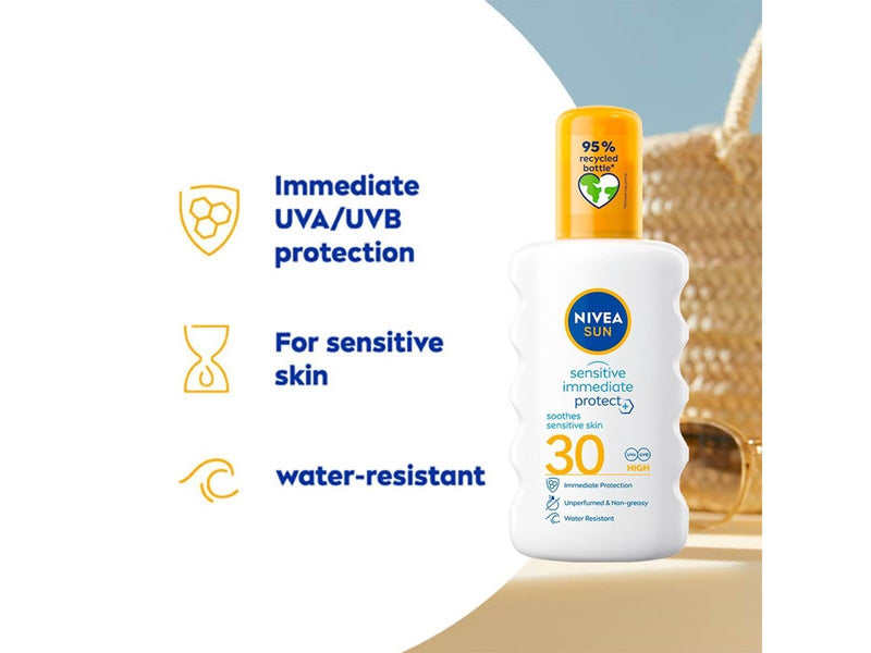 Nivea Sensitive Soothing Spray SPF30 200ml
