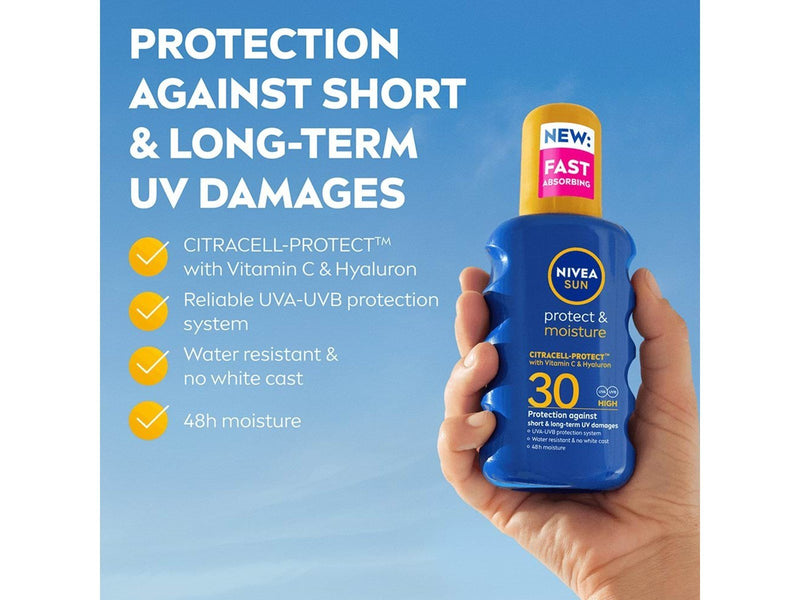 Nivea Schutz & Pflege Sonnenspray LSF30 200ml