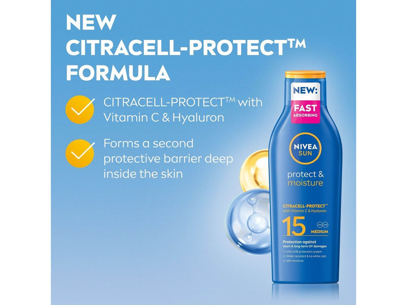 Nivea Protect & Moisture Lotion SPF 15 200ml